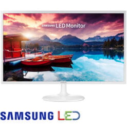 מסך מחשב "31.5 Samsung LED VA S32F351FUM בצבע לבן