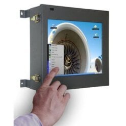 מחשב תעשייתי אטום תקן IP65 כולל מסך מגע "17