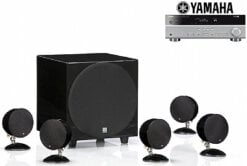 סט קולנוע ביתי רסיבר YAMAHA +רמקולים MOREL דגם PRIMO-RXV367
