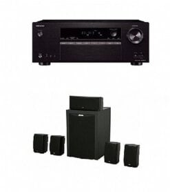 סט קולנוע ביתי רסיבר ONKYO TX-SR373 +סט 6 רמקולים PRIMO Morel