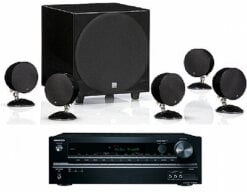 מערכת קולנוע ביתית רסיבר ONKYO TXSR333 + רמקולים רמקולים MOREL PRIMO