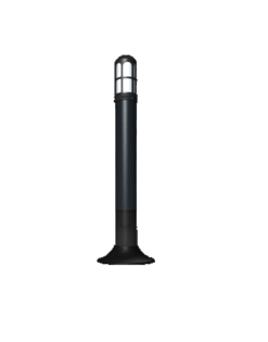 Beam Tower Housing עמוד גלאי עם תאורה 180° גובה 1.00m כולל בסיס