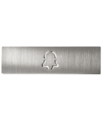 Nameplate for one call button of a DoorBird D21x Video Door Station