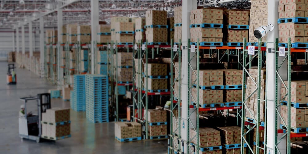 Reolink Go 4G Wireless Security Camera Surveils Warehouse