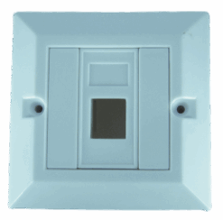 קופסא + מכסה ל-RJ-45 גבוהה יחיד ריק