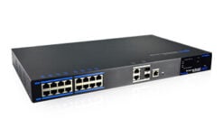 16 Ports PoE Managed Ethernet Switch