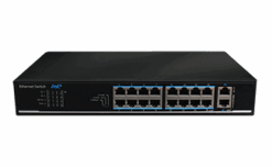 16-Port 10/100Mbps+2 Gigabit Uplink PoE Switch