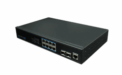 8-Port Gigabit Managed PoE Switch with 2 SFP Slots