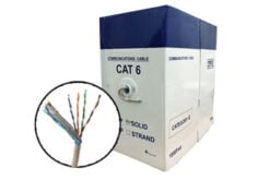 כבל תקשורת STP CAT6 קשיח נחושת מלא 300 מטר