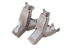 תקע RJ45 מסוכך לחיבור מהיר CAT6/6A/7