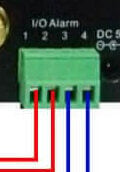 1Ch audio Input and 1ch audio output