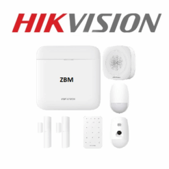 חבילת מערכות אזעקה HIKVISION אלחוטית  הכוללת רכזת+לוח מקשים+ 1 גלאי נפח +גלאי משולב אימות וידאו +2 מגנט +סירנה פנימית