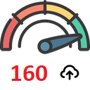 (Mbps)160