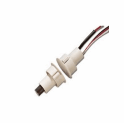 199-12Wמגנט עגול לבן שקוע 1" עם 6 גידים DPDT  תוצרת USA  תקן UL