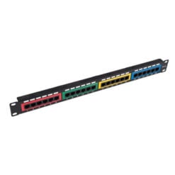 פנל 24 צבעוני CAT5e KRONE