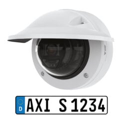 AXIS P3265-LVE-3 License Plate Verifier Kit Easy, cost-effective vehicle access control