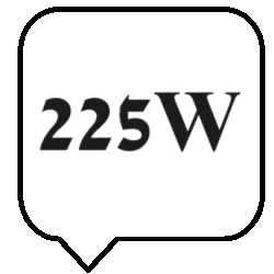 225W