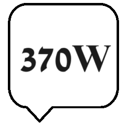 370W