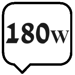 180W