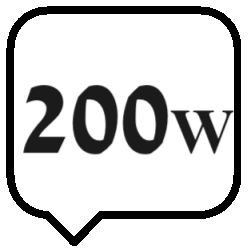 200W