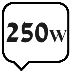250W
