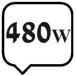 480W