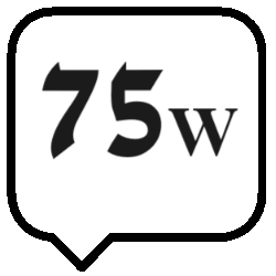 75W