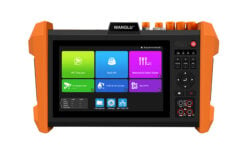 מוניטור טכנאים מסך מגע "7 תומך /IP/AHD/CVI/TVI יציאת SDI 8MP +PoE +DC12/24V +HDMI/VGA כניסת SFP (כולל צלצלן)