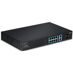 12-PORT GB/S NVR POE+ SW