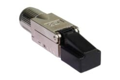 תקע RJ-45 לחיצה מהירה CAT8 כולל הברגה